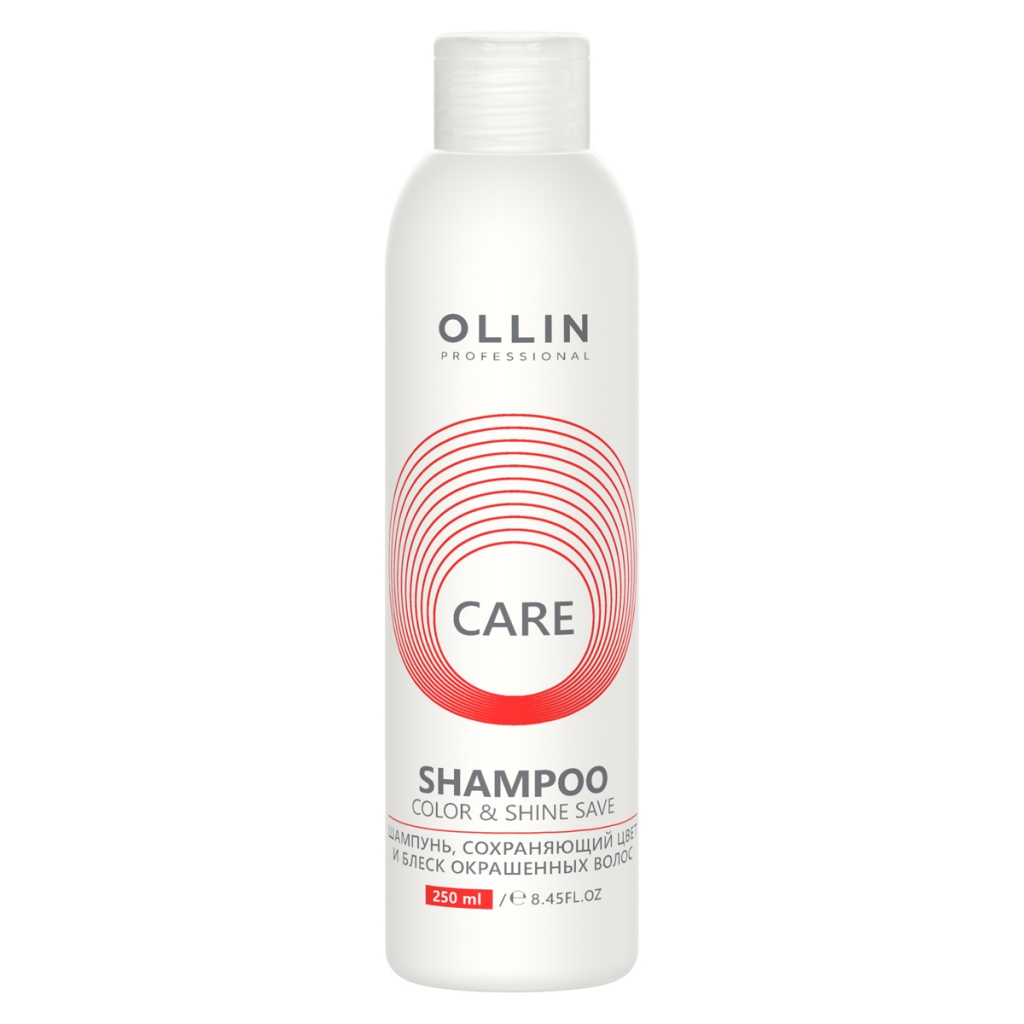 Ollin Professional Шампунь, сохраняющий цвет и блеск окрашенных волос, 250 мл (Ollin Professional, Уход за волосами)