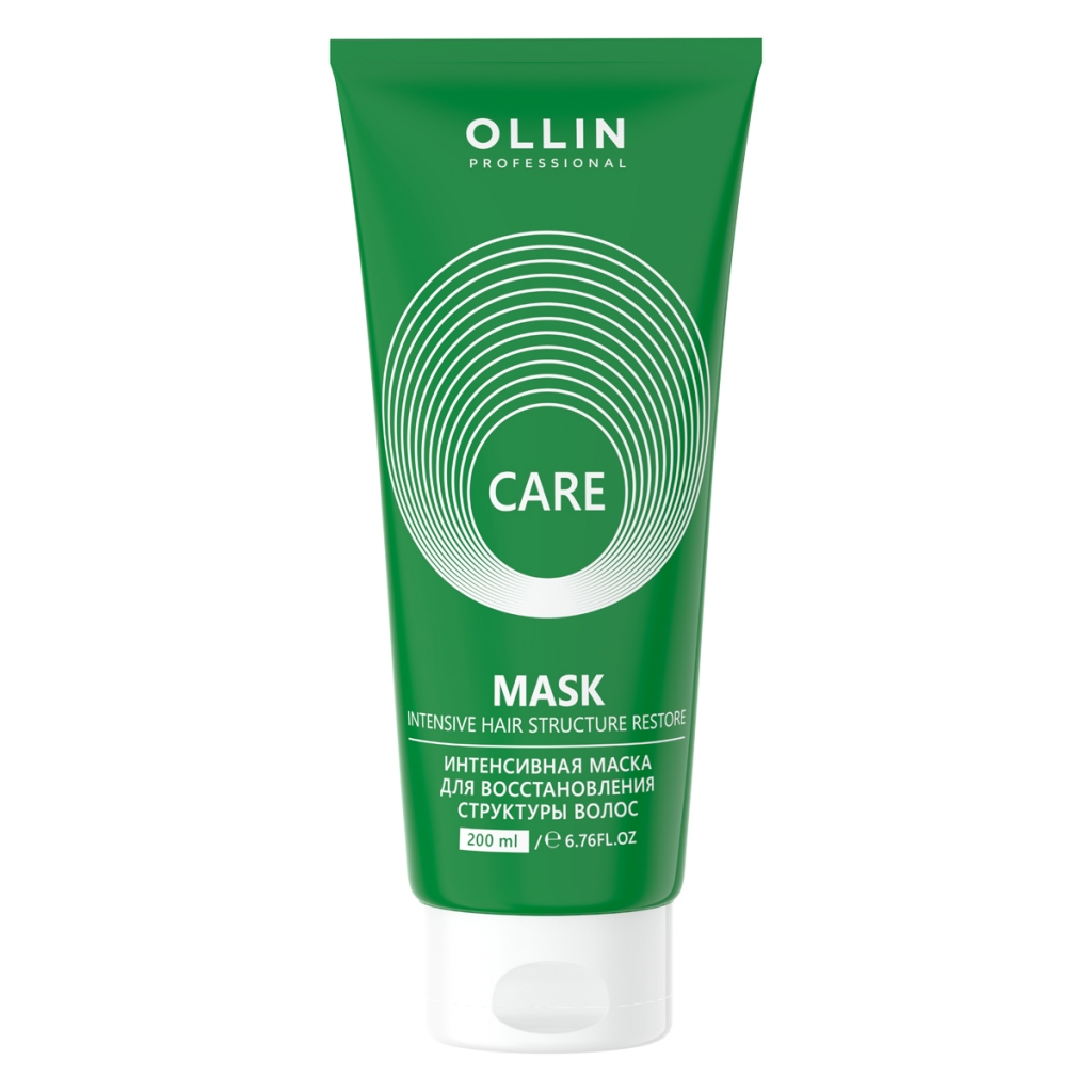 Ollin Professional Интенсивная маска для восстановления структуры волос, 200 мл (Ollin Professional, Уход за волосами)