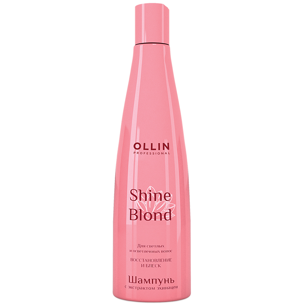 Ollin Professional Шампунь для блондированных волос с экстрактом эхинацеи, 300 мл (Ollin Professional, Уход за волосами)
