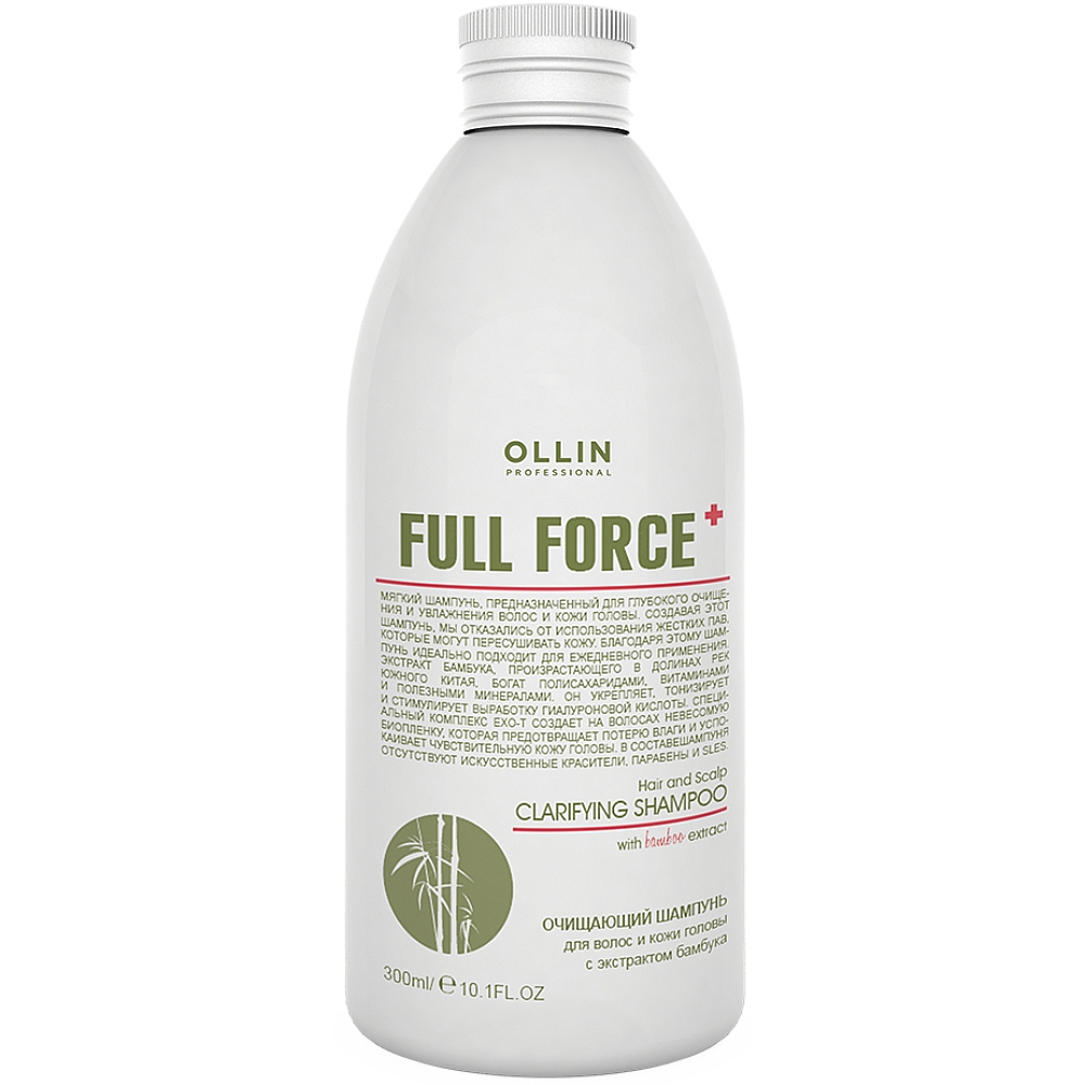 Купить Ollin Professional Очищающий шампунь для волос и кожи головы с экстрактом бамбука, 300 мл (Ollin Professional, Уход за волосами)