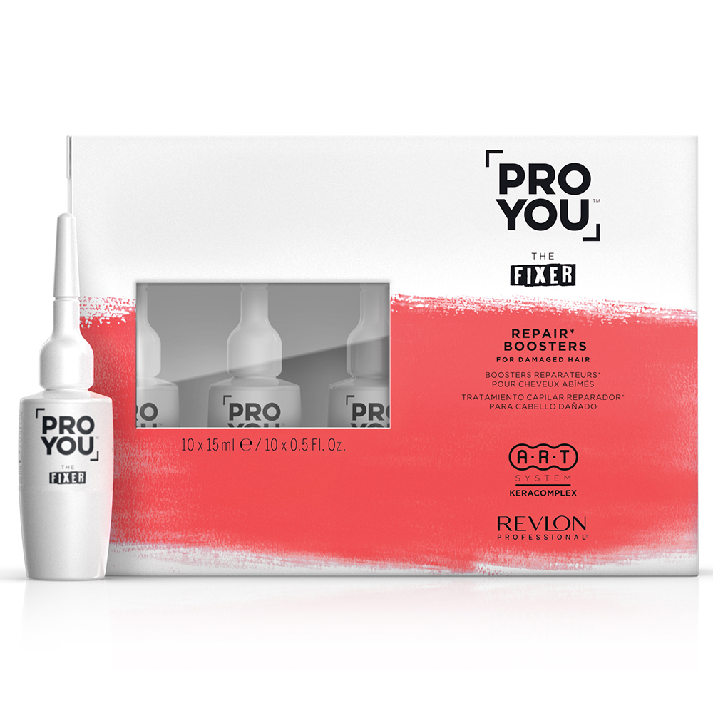 

Revlon Professional Бустер восстанавливающий для поврежденных волос Repair, 10 шт * 15 мл (Revlon Professional, Pro You), Pro You