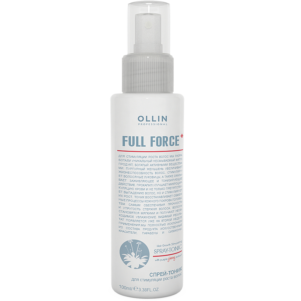 Купить Ollin Professional Спрей-тоник для стимуляции роста волос с экстрактом женьшеня, 100 мл (Ollin Professional, Уход за волосами)