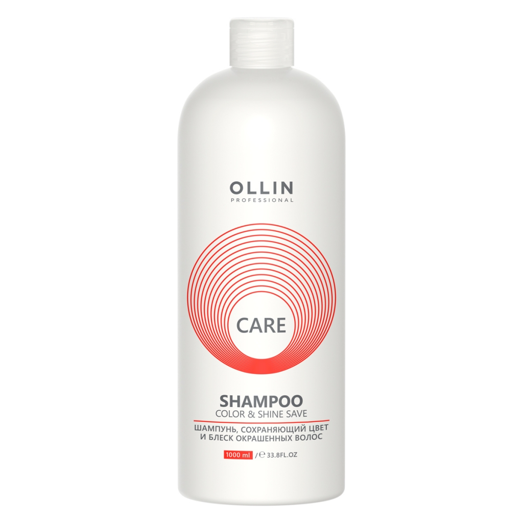 Ollin Professional Шампунь, сохраняющий цвет и блеск окрашенных волос, 1000 мл (Ollin Professional, Уход за волосами)