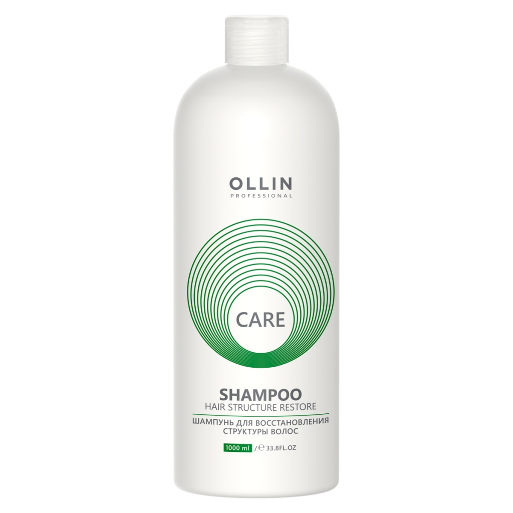 Ollin Professional Шампунь для восстановления структуры волос, 1000 мл (Ollin Professional, Уход за волосами)
