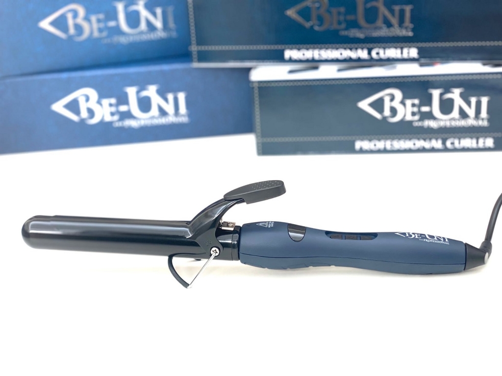 BE-UNI Плойка для завивки волос с покрытием турмалиновый кварц, диаметр 28 мм (BE-UNI, Diving Collection)