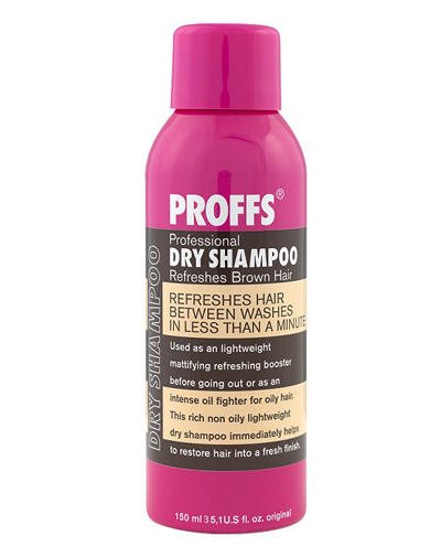 Proffs Шампунь для сухого очищения  волос 3 в 1, для темных волос 150 мл  (Proffs, Стайлинг)