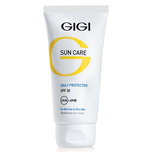 GiGi Солнцезащитный крем с защитой ДНК для сухой кожи Daily Protector SPF 30, 75 мл (GiGi, Sun Care)