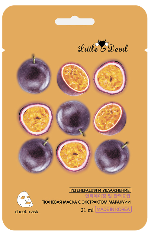 

Little Devil Обновляющая маска с экстрактом маракуйи, 21 г (Little Devil, Уход за лицом)