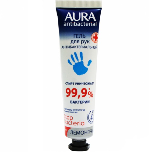 

Aura Гель для рук антибактериальный, 40 мл (Aura, )