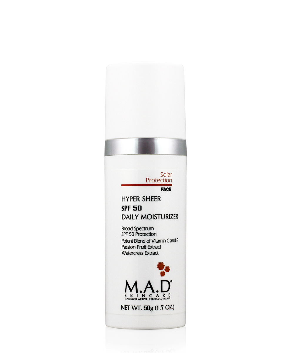 M.A.D. Увлажняющий крем-основа под макияж с защитой spf 50, 50 мл (M.A.D., Sun Protection)