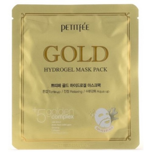 Petitfee Гидрогелевая маска для лица с золотом, 32 г (Petitfee, Hydrogel Mask Pack)