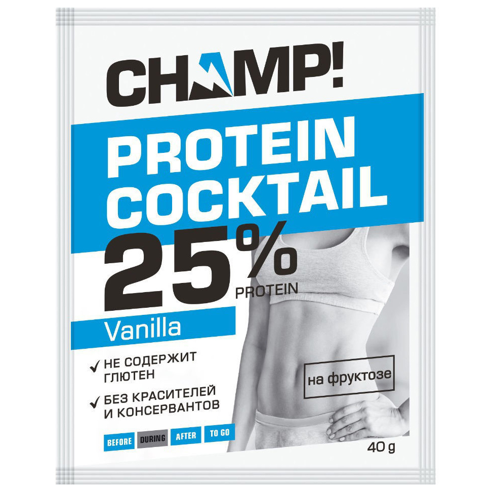 

Леовит Коктейль "Champ" протеиновый ванильный, 40 г (Леовит, Champ), Champ