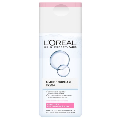 

L'Oreal Paris Мицеллярная вода для сухой и чувствительной кожи, 200 мл (L'Oreal Paris, Мицеллярная вода)