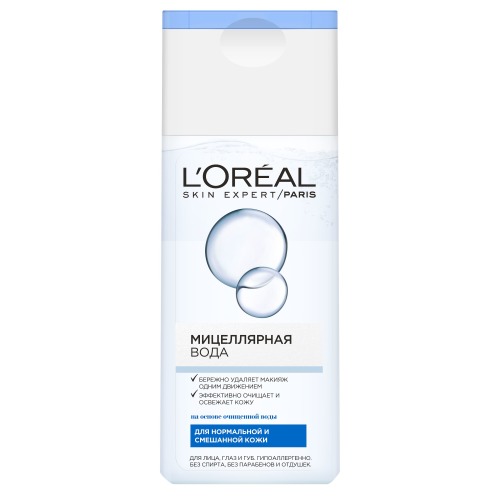 

L'Oreal Paris Мицеллярная вода для нормальной и смешанной кожи, 200 мл (L'Oreal Paris, Мицеллярная вода)