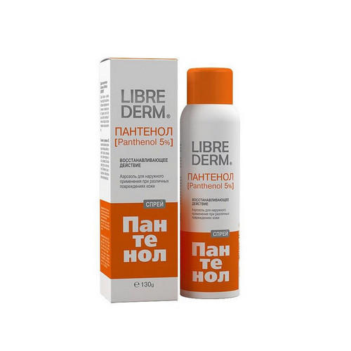 Librederm Пантенол спрей-аэрозоль 5 % , 130 г (Librederm, Пантенол) от Socolor