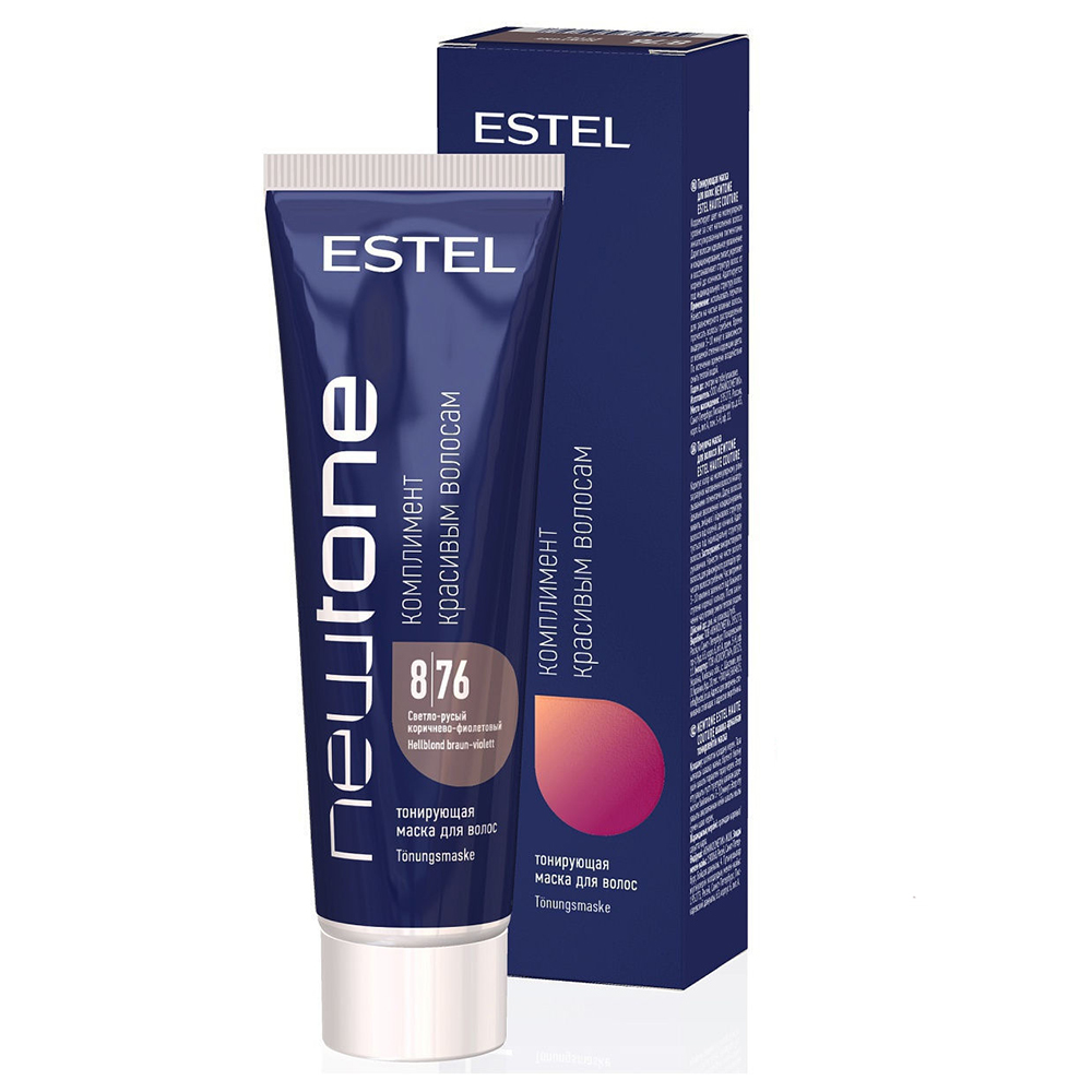 Estel Professional Тонирующая маска для волос Newtone 8/76 светло-русый коричнево-фиолетовый, 60 мл (Estel Professional, Newtone) от Socolor