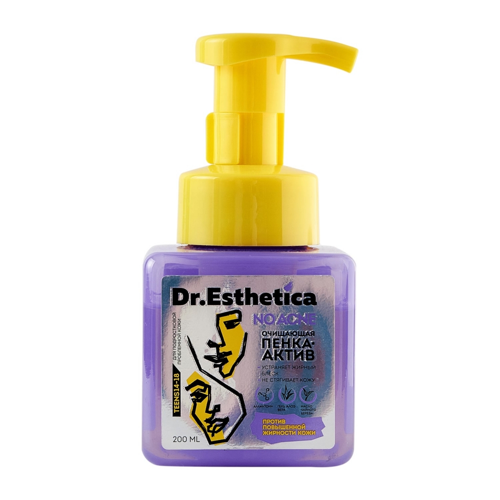 

Dr. Esthetica Очищающая пенка-актив, 200 мл (Dr. Esthetica, Teens), Teens