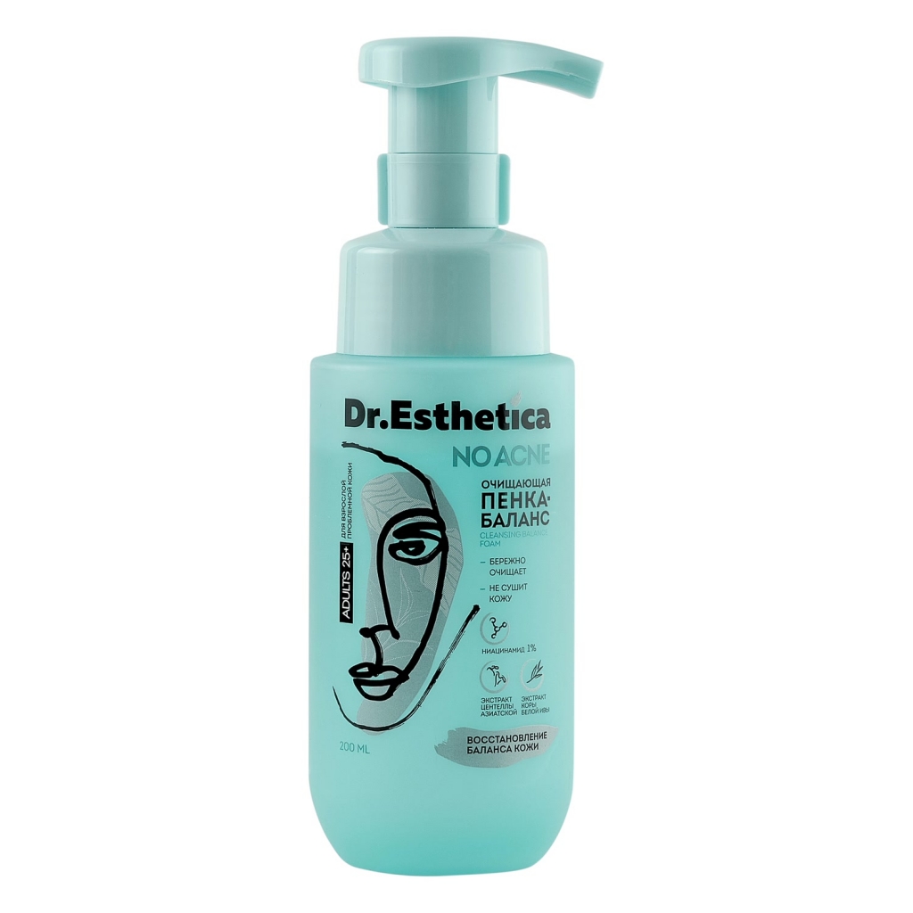 

Dr. Esthetica Очищающая пенка-баланс, 200 мл (Dr. Esthetica, Adults), Adults