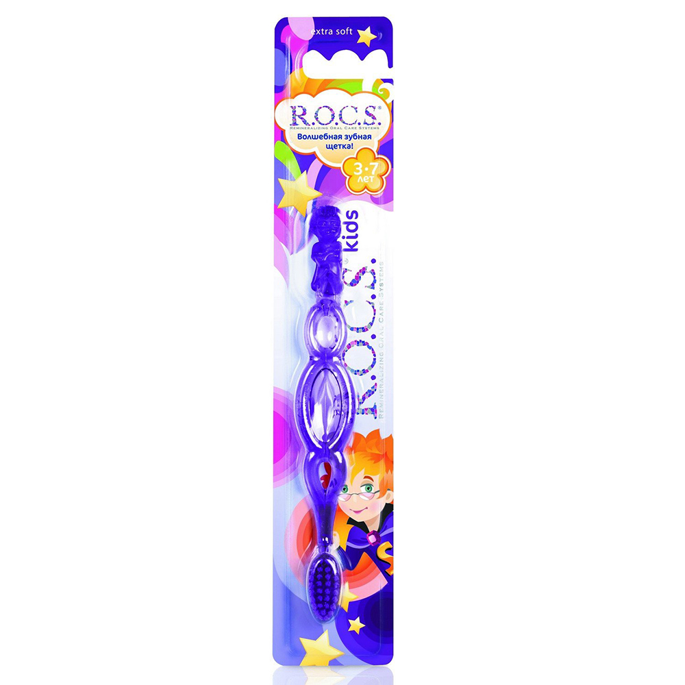 R.O.C.S Зубная щетка для детей от 3 до 7 лет, 1 шт. (R.O.C.S, Kids 3-7 years)