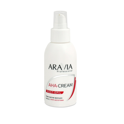 Aravia Professional Крем против вросших волос с АНА кислотами AHA-cream Post-epil, 100 мл (Aravia Professional)