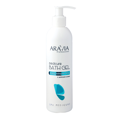 Купить Aravia Professional Гель очищающий с морской солью Pedicure Bath Gel, 300 мл (Aravia Professional)