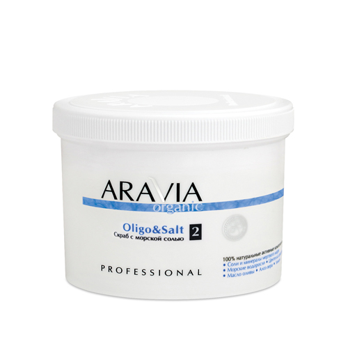 

Aravia Professional Cкраб с морской солью Oligo&Salt, 550 мл (Aravia Professional, Aravia Organic)