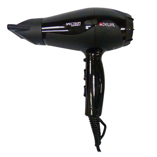 

Dewal Pro Фен Spectrum Compact черный с ионизацией, 2 насадки, 2100 Вт (Dewal Pro, Фены)