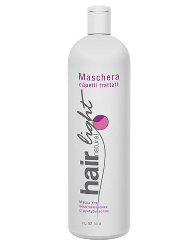 Купить Hair Company Professional Hair Natural Light Maschera Capelli Trattati Маска для восстановления структуры волос, 1000 мл (Hair Company Professional, Hair Natural Light)