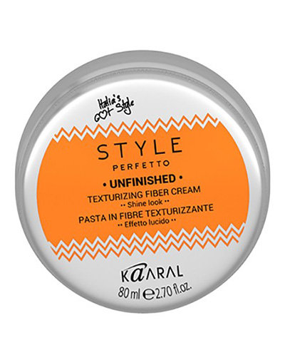 Kaaral Волокнистая паста для текстурирования волос Unfinished Texturizing Fiber Cream, 80 мл (Kaaral, Style Perfetto)