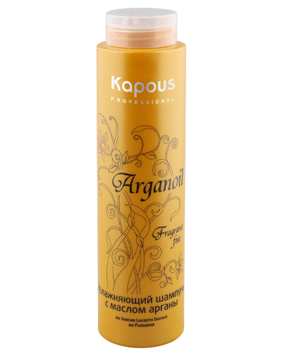 Kapous Professional Увлажняющий шампунь для волос с маслом арганы 300 мл (Kapous Professional, Fragrance free) от Socolor