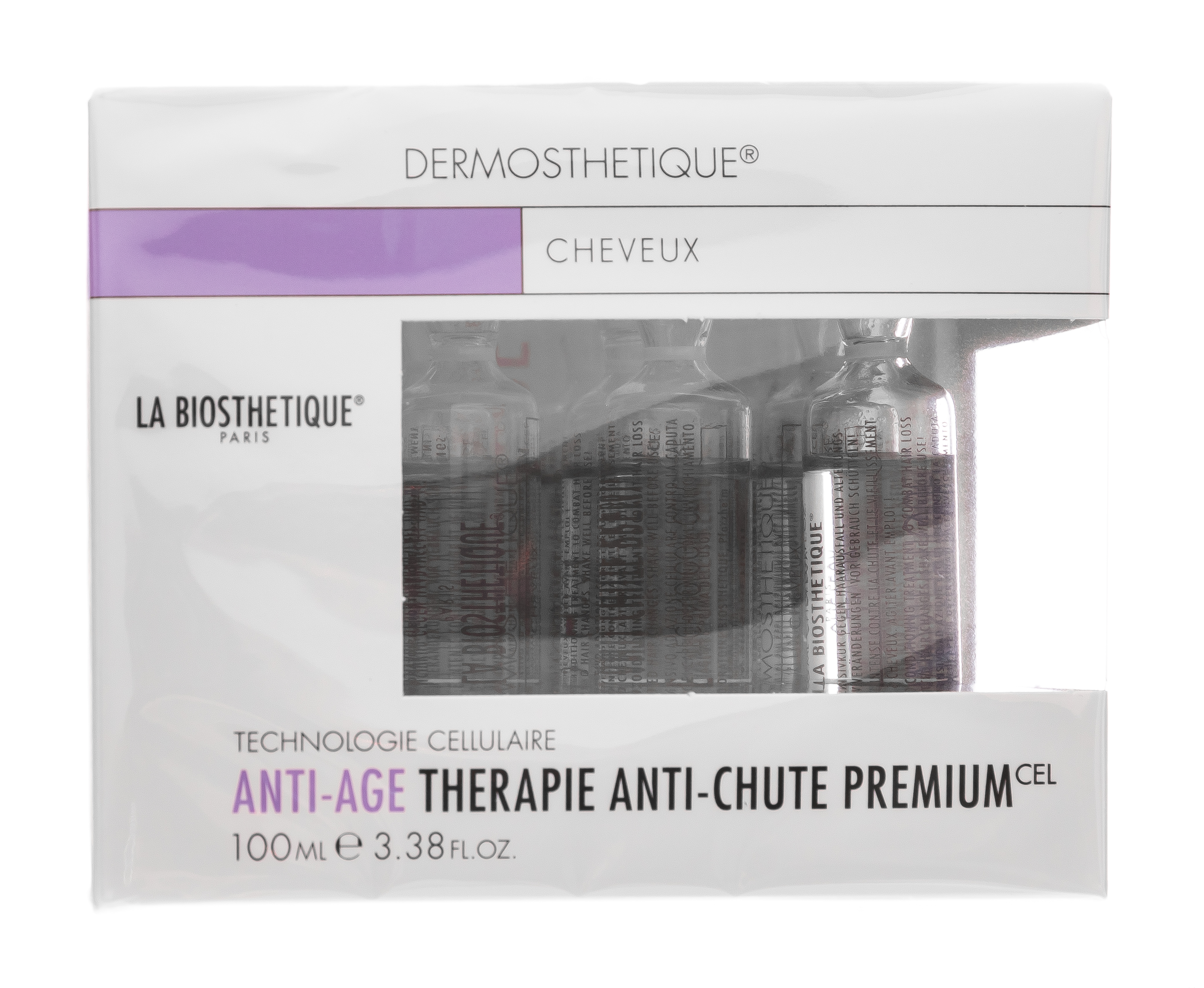 La Biosthetique Therapie Anti-Chute Premium Клеточно-активный интенсивный уход против выпадения и истончения волос, 10 ампул (La Biosthetique, Выпадение волос)