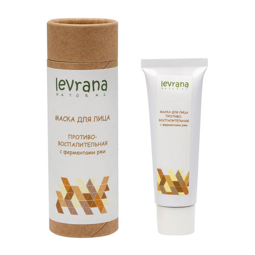 Levrana Маска для лица Противовоспалительная, с ферментами ржи, 30 мл (Levrana, Для лица)