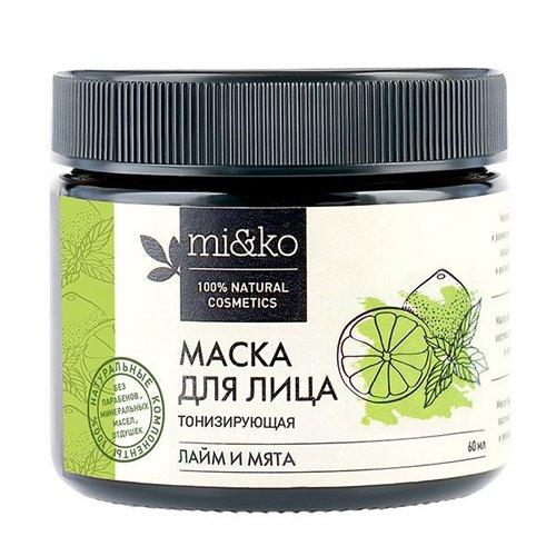 

Mi&Ko Тонизирующая маска для лица "Лайм и мята", 60 мл (Mi&Ko, Для лица)