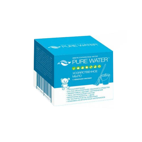 

Pure Water Хозяйственное мыло с эфирными маслами 175 г (Pure Water)