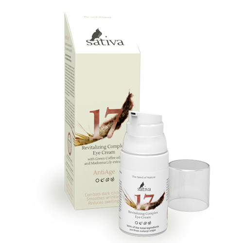 

Sativa Крем для кожи вокруг глаз "Комплексный № 17", 30 мл (Sativa, Anti Age)