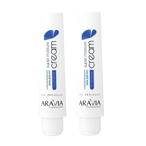 Aravia Professional Суперувлажняющий крем для ног с мочевиной Super Moisture, 2х100 мл (Aravia Professional)