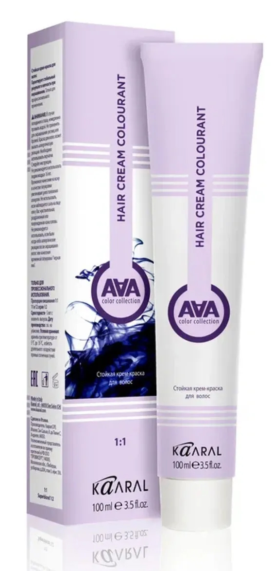 

Kaaral Перманентный краситель Hair Cream Colorant, 100 мл - 6.00 темный блондин интенсивный натуральный (Kaaral, Красители Baco)