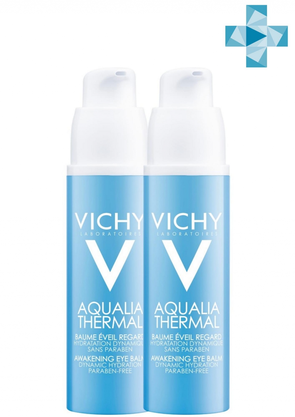 Vichy Комплект Аквалия Термаль Пробуждающий бальзам для контура глаз, 2х15 мл (Vichy, Aqualia Thermal)