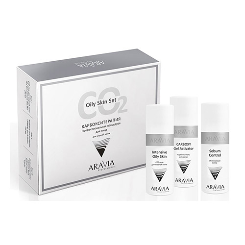Купить Aravia Professional Карбокситерапия набор для жирной кожи Oily Skin Set, 1 шт. (Aravia Professional)