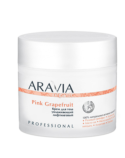 Купить Aravia Professional Крем для тела увлажняющий лифтинговый Pink Grapefruit, 300 мл (Aravia Professional, Aravia Organic)