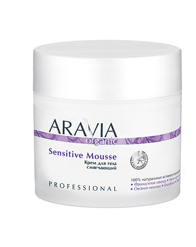 Купить Aravia Professional Крем для тела смягчающий Sensitive Mousse, 300 мл (Aravia Professional, Aravia Organic)