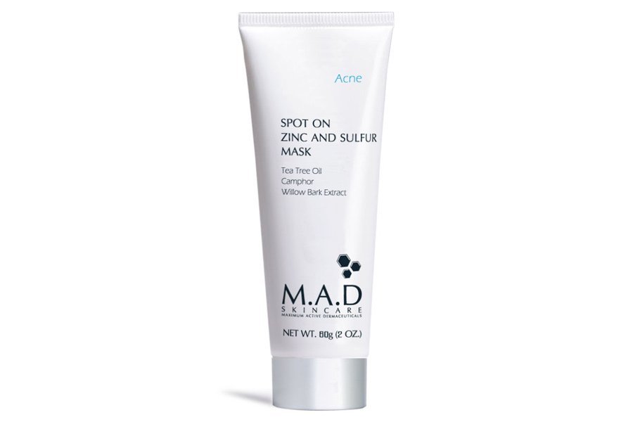 

M.A.D. Подсушивающая маска с цинком и серой, 60 мл (M.A.D., Acne)