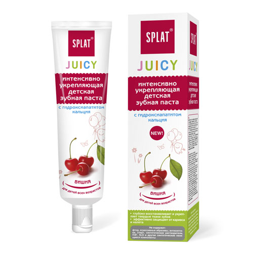 

Splat Детская зубная паста Вишня, 35 мл (Splat, Juicy), Juicy