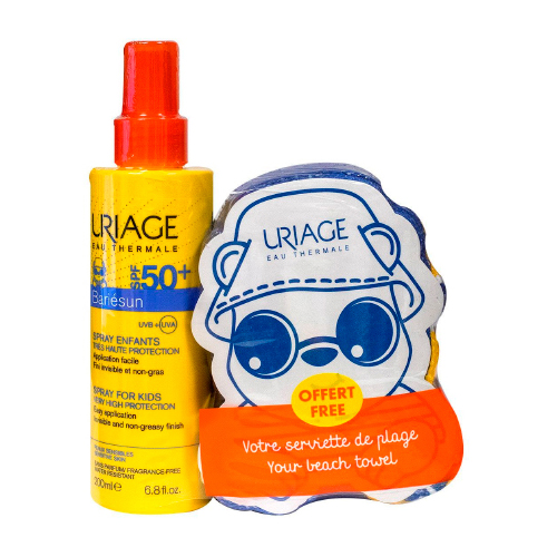 

Uriage Набор Барьесан (Спрей для детей SPF 50+, 200 мл + Детское пляжное полотенце) (Uriage, Bariesun)