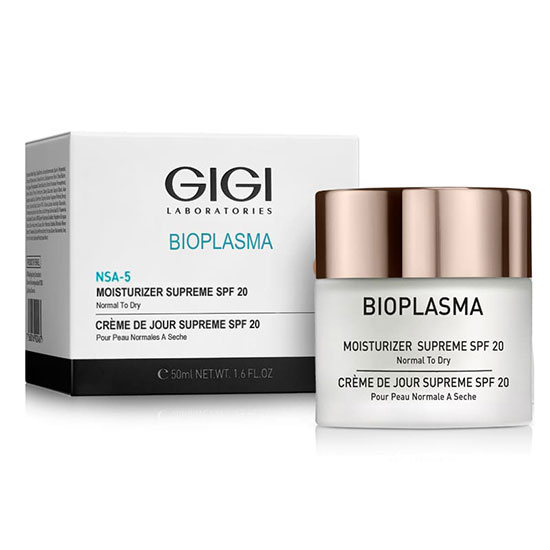 GiGi Крем увлажняющий для нормальной и сухой кожи NSA-5 Moisturizer Supreme SPF 20, 50 мл (GiGi, Bioplasma)