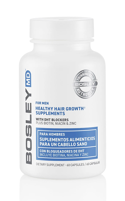Купить Bosley Комплекс витаминно-минеральный для оздоровления и роста волос - для мужчин, 60 капсул (Bosley, Восстановление роста волос)