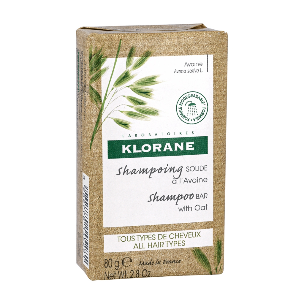 Klorane Клоран Брусковый шампунь с молочком овса, 80 г (Klorane, Ultra Gentle)