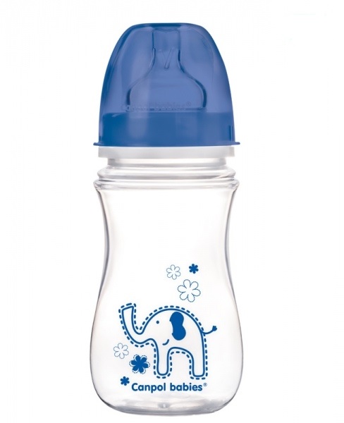 

Canpol Антиколиковая бутылочка с широким горлышком PP EasyStart 3+, 240 мл (Canpol, Бутылочки), Бутылочки