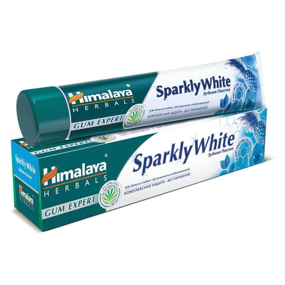 

Himalaya Herbals Зубная паста отбеливающая Sparkly white, 75 мл (Himalaya Herbals, )