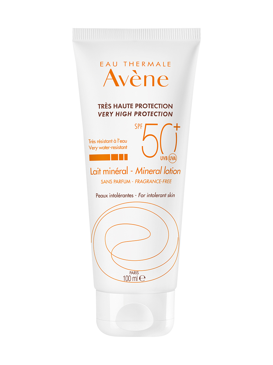 Avene Солнцезащитное молочко SPF 50 c минеральным экраном, 100 мл (Avene, Suncare)